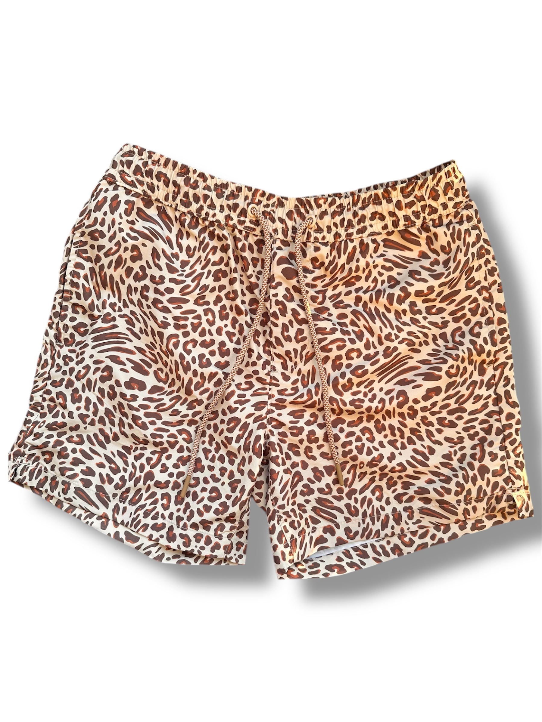 Men’s Cheetah Print Swim Shorts